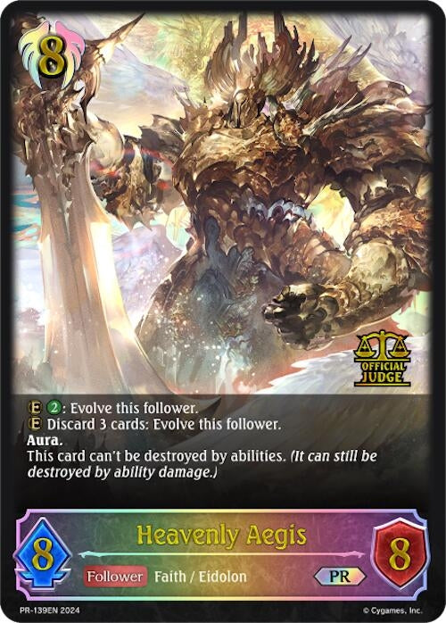 Image for Heavenly Aegis (Shadowverse: Evolve Promo Cards) (PR-139EN) - Shadowverse: Evolve