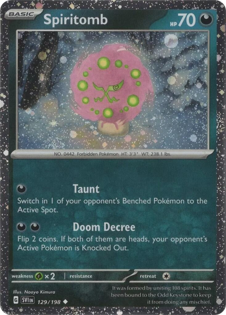 Image for Spiritomb - 129/198 (Cosmo Holo) (Miscellaneous Cards & Products) (129/198) - Pokemon