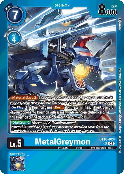 Image for MetalGreymon (Special Event Pack 2025) (BT10) (BT10-024 SR) - Digimon Card Game