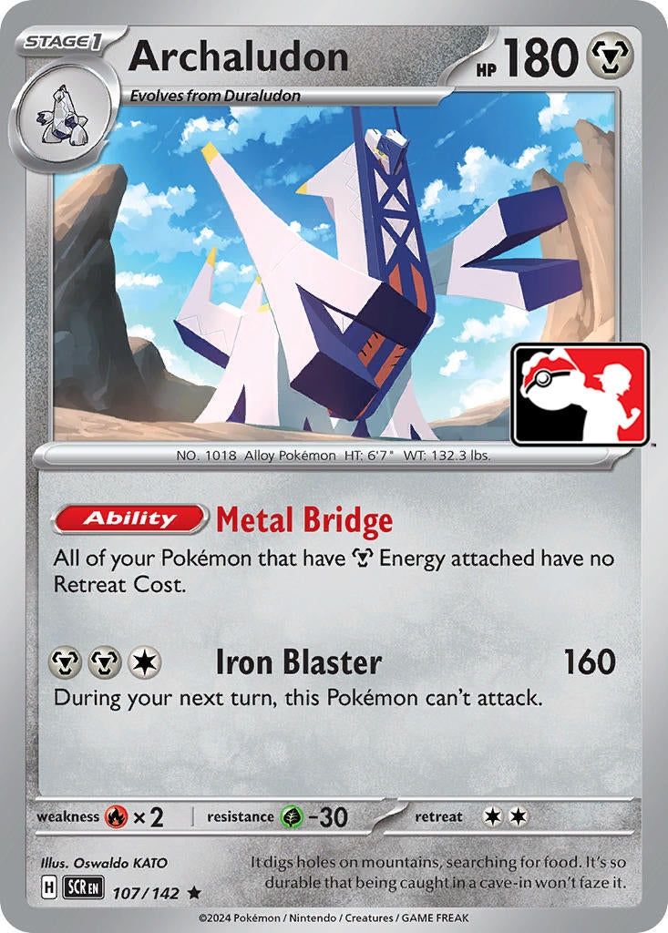Image for Archaludon (Prize Pack Series Cards) (107/142) - Pokemon