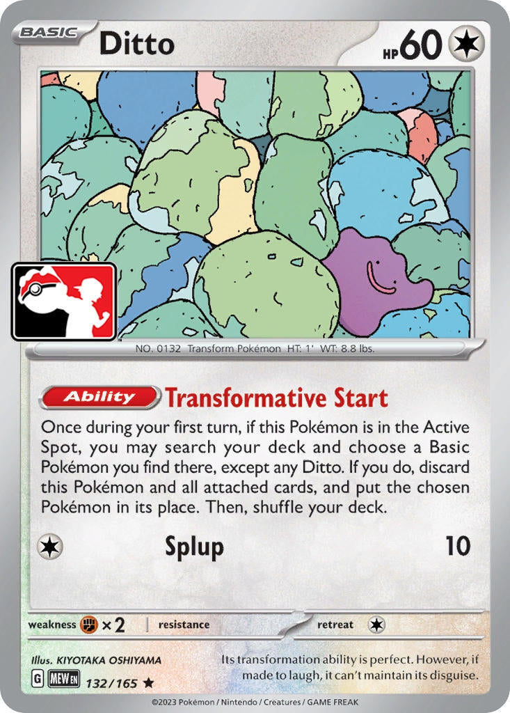 Image for Ditto (Prize Pack Series Cards) (132/165) - Pokemon