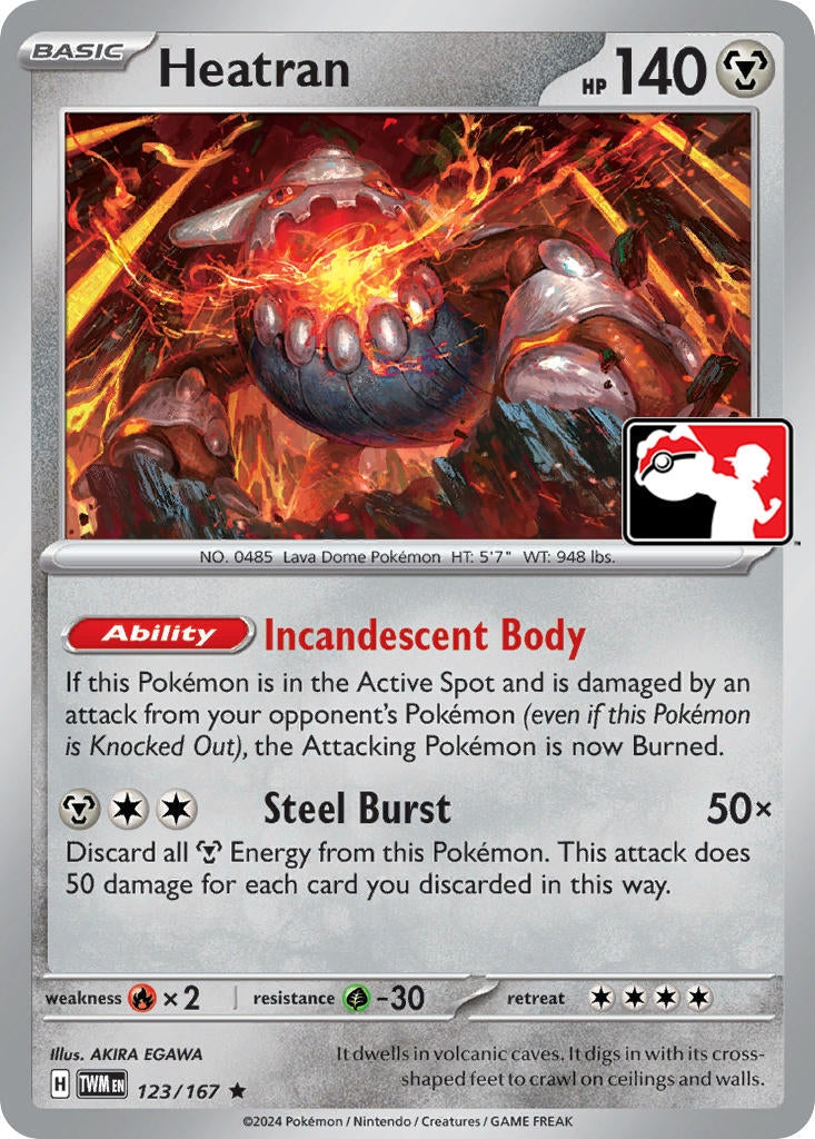 Image for Heatran (Prize Pack Series Cards) (123/167) - Pokemon