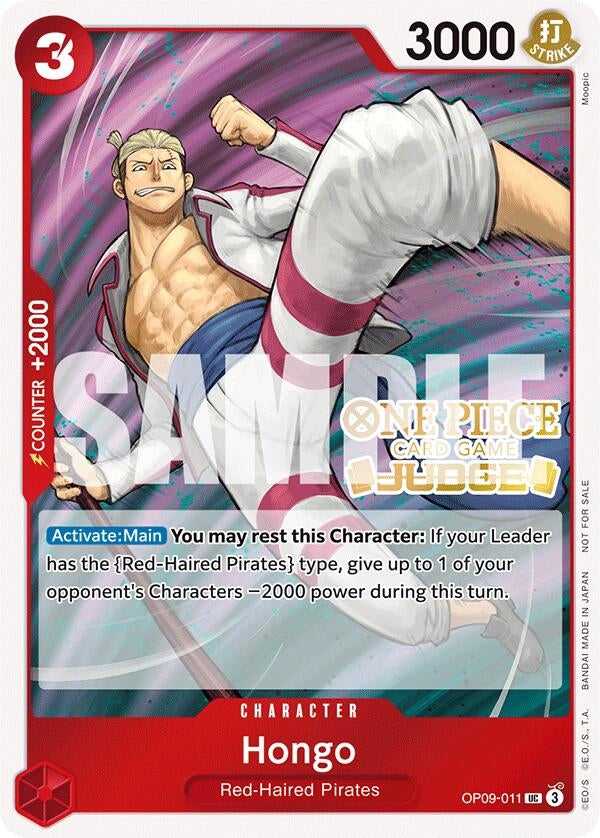 Image for Hongo (Judge Pack Vol. 5) (One Piece Promotion Cards) (OP09-011) - One Piece Card Game
