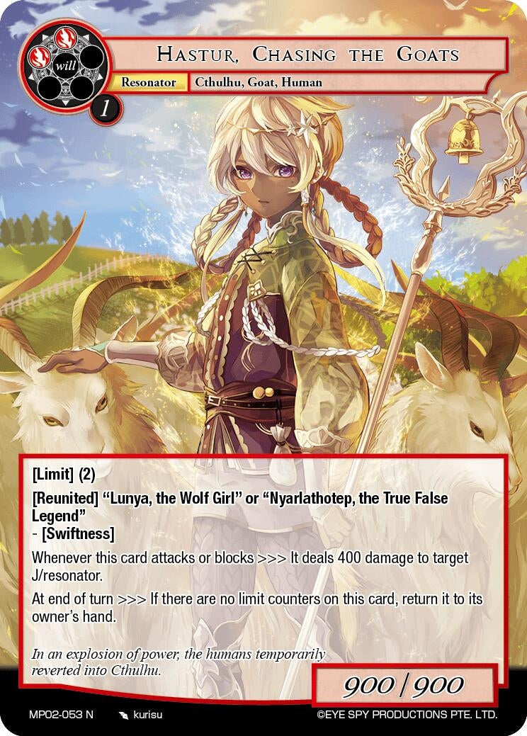Image for Hastur, Chasing the Goats (Masterpiece Collection 02 "Fates Reunited!") (MP02-053 N) - Force of Will
