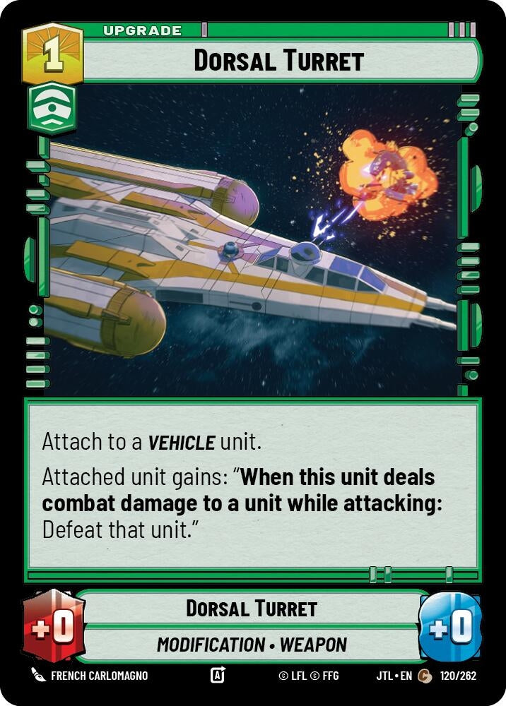 Image for Dorsal Turret (Jump to Lightspeed) (120/262) - Star Wars: Unlimited