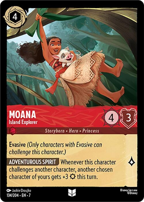 Image for Moana - Island Explorer (Archazia's Island) (134/204) - Disney Lorcana