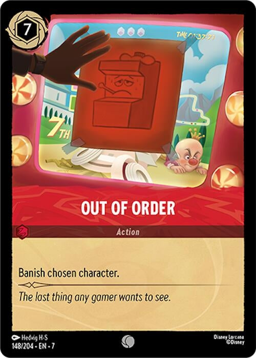Image for Out of Order (Archazia's Island) (148/204) - Disney Lorcana