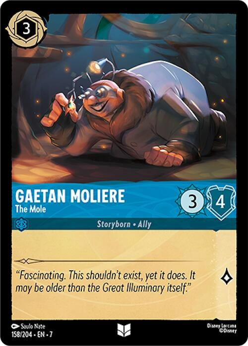 Image for Gaetan Moliere - The Mole (Archazia's Island) (158/204) - Disney Lorcana