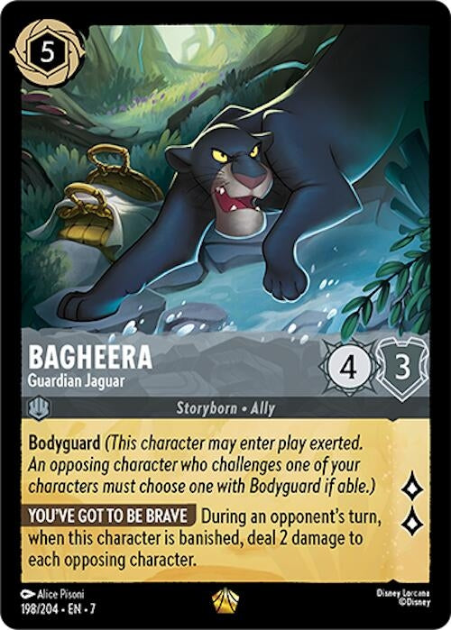 Image for Bagheera - Guardian Jaguar (Archazia's Island) (198/204) - Disney Lorcana
