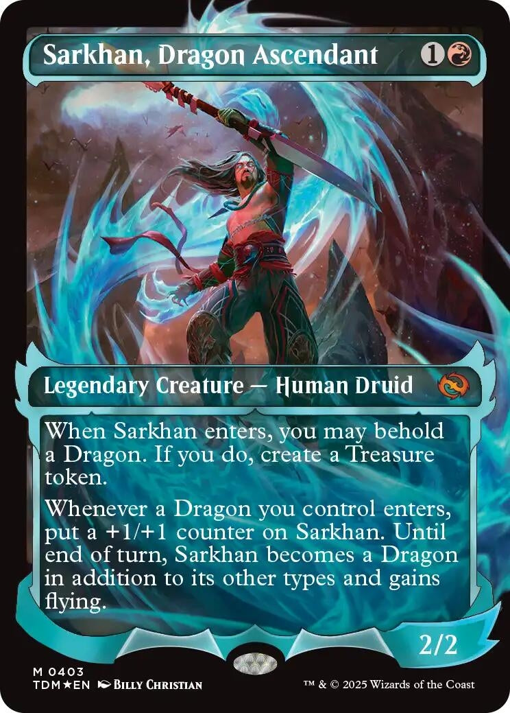 Image for Sarkhan, Dragon Ascendant (0403) (Showcase) (Tarkir: Dragonstorm) (403) - Magic: The Gathering