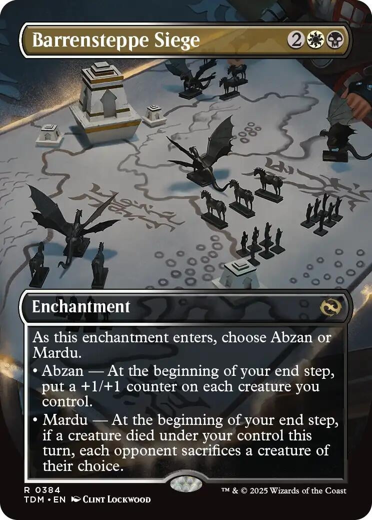 Image for Barrensteppe Siege (Borderless) (Tarkir: Dragonstorm) (384) - Magic: The Gathering