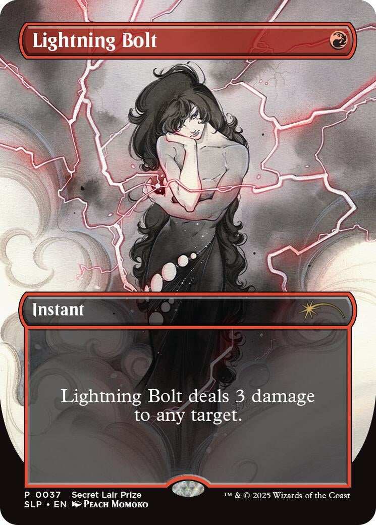 Image for Lightning Bolt (0037) (Secret Lair Showdown) (37) - Magic: The Gathering