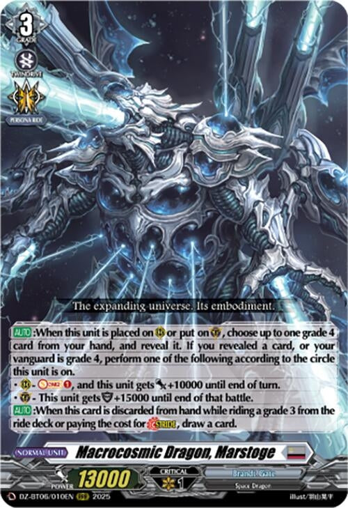 Image for Macrocosmic Dragon, Marstoge (DZ-BT06: Generation Dragenesis) (DZ-BT06/010EN) - Cardfight Vanguard
