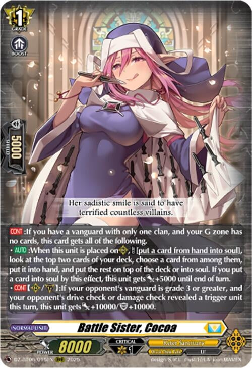 Image for Battle Sister, Cocoa (DZ-BT06: Generation Dragenesis) (DZ-BT06/015EN) - Cardfight Vanguard