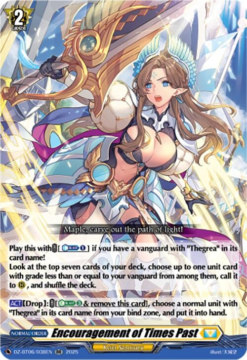 Image for Encouragement of Times Past (DZ-BT06: Generation Dragenesis) (DZ-BT06/038EN) - Cardfight Vanguard