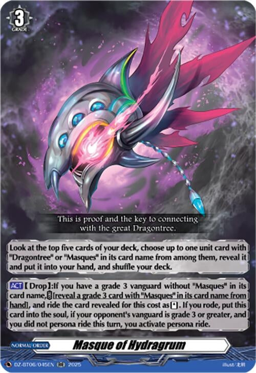 Image for Masque of Hydragrum (DZ-BT06: Generation Dragenesis) (DZ-BT06/045EN) - Cardfight Vanguard