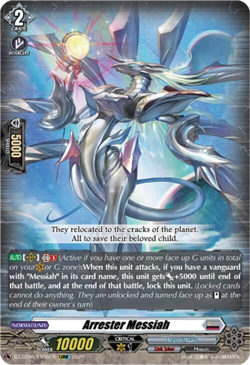 Image for Arrester Messiah (EXRRR) (DZ-BT06: Generation Dragenesis) (DZ-BT06/EX08EN) - Cardfight Vanguard