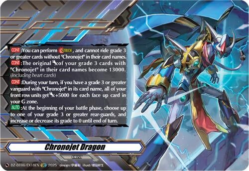Image for Chronojet Dragon (EXC) (DZ-BT06: Generation Dragenesis) (DZ-BT06/EX18EN) - Cardfight Vanguard