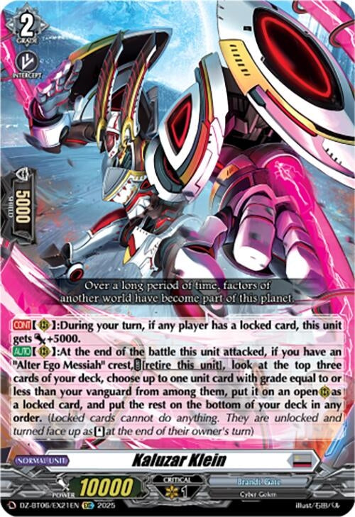 Image for Kaluzar Klein (EXC) (DZ-BT06: Generation Dragenesis) (DZ-BT06/EX21EN) - Cardfight Vanguard