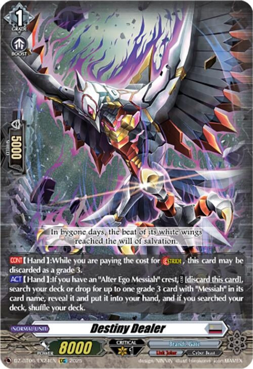 Image for Destiny Dealer (EXC) (DZ-BT06: Generation Dragenesis) (DZ-BT06/EX24EN) - Cardfight Vanguard