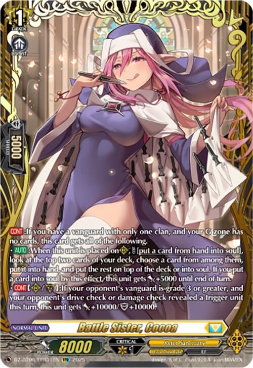 Image for Battle Sister, Cocoa (FFR) (DZ-BT06: Generation Dragenesis) (DZ-BT06/FFR11EN) - Cardfight Vanguard