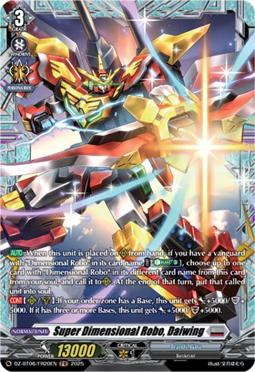 Image for Super Dimensional Robo, Daiwing (FR) (DZ-BT06: Generation Dragenesis) (DZ-BT06/FR20EN) - Cardfight Vanguard