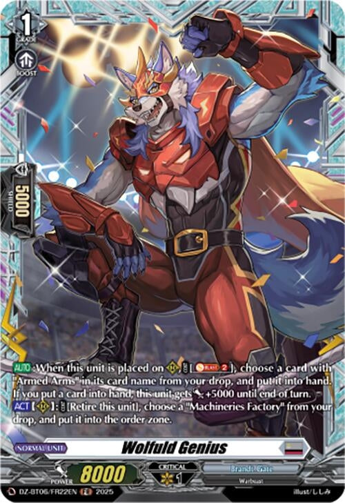 Image for Wolfuld Genius (FR) (DZ-BT06: Generation Dragenesis) (DZ-BT06/FR22EN) - Cardfight Vanguard