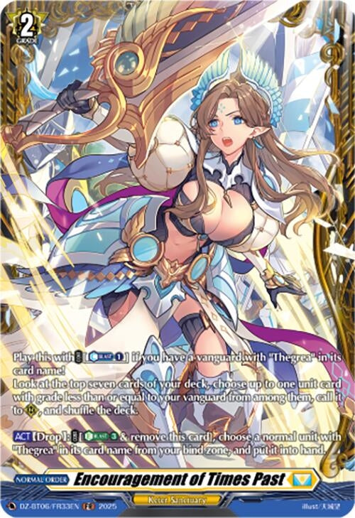 Image for Encouragement of Times Past (FR) (DZ-BT06: Generation Dragenesis) (DZ-BT06/FR33EN) - Cardfight Vanguard