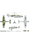 Airfix Messerschmitt Bf109E-3 A55106 Small Starter Set - Model Kit