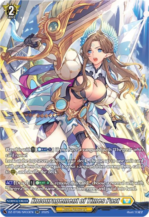 Image for Encouragement of Times Past (SR) (DZ-BT06: Generation Dragenesis) (DZ-BT06/SR33EN) - Cardfight Vanguard