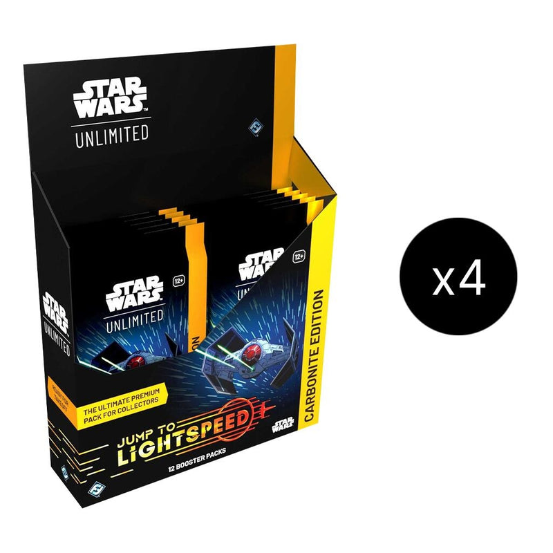 Image for Jump to Lightspeed Carbonite Edition - Booster Case - Star Wars: Unlimited