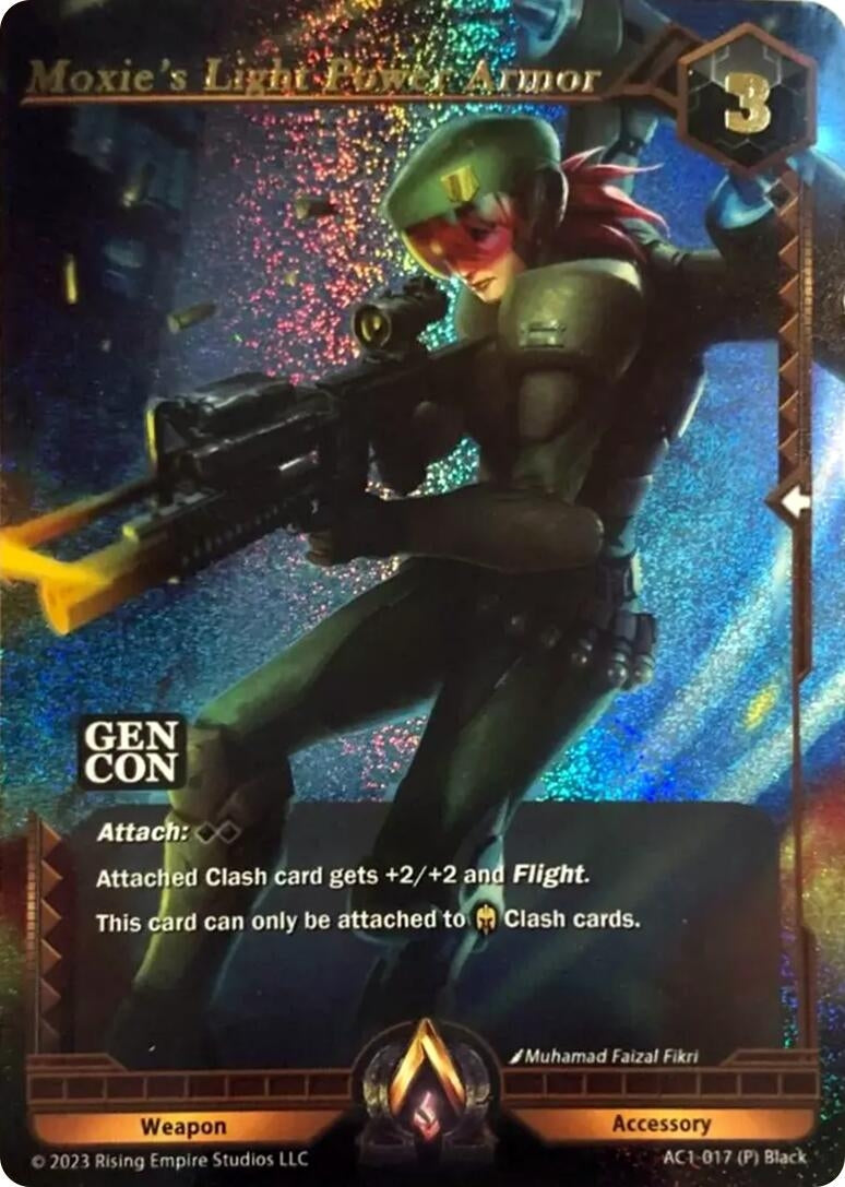 Image for Moxie's Light Power Armor (Gen Con Promo) (The Awakening) (AC1-017) - Alpha Clash