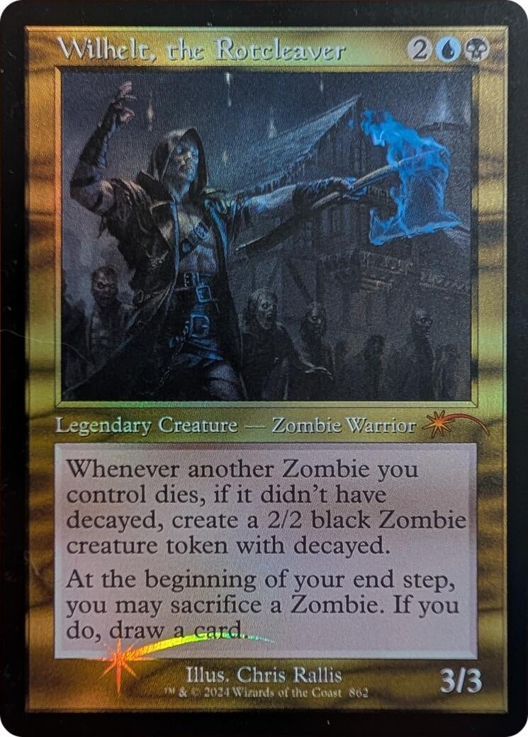 Image for Wilhelt, the Rotcleaver (Retro Frame) (Secret Lair Drop Series) (862) - Magic: The Gathering