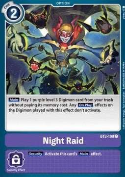 Night Raid (BT2-108) - Release Special Booster v1.0 (Common) [SR1.0-BT2-108]