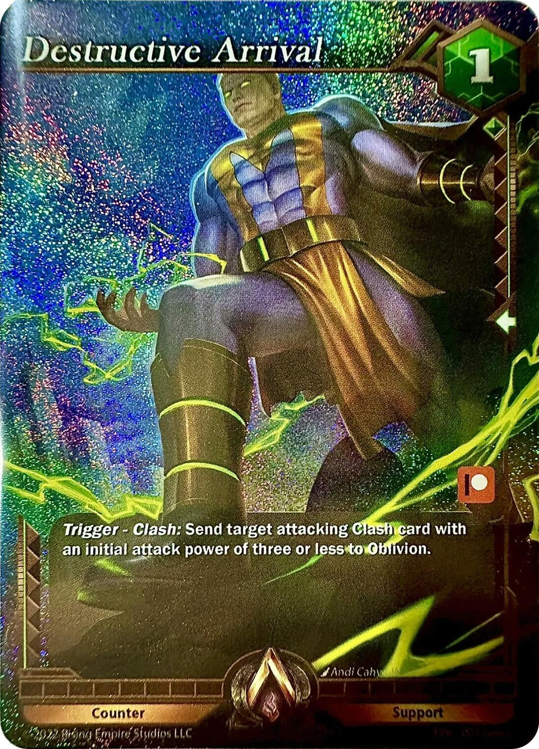 Image for Destructive Arrival (Patreon Promo) (Alpha Clash Promo Cards) (PP6-001) - Alpha Clash