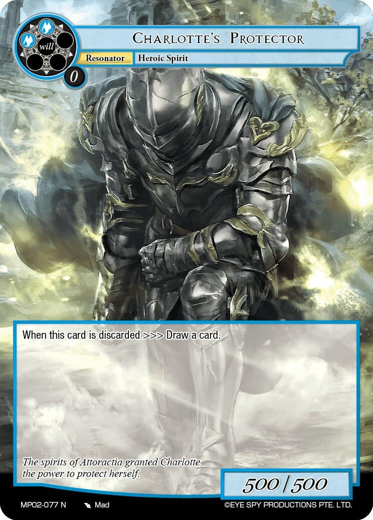 Image for Charlotte's Protector (Masterpiece Collection 02 "Fates Reunited!") (MP02-077 N) - Force of Will