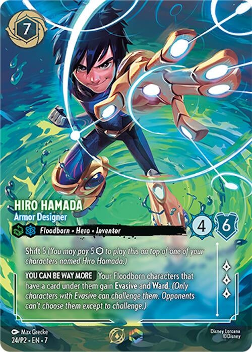Image for Hiro Hamada - Armor Designer (Store Championship) (Disney Lorcana Promo Cards) (24) - Disney Lorcana