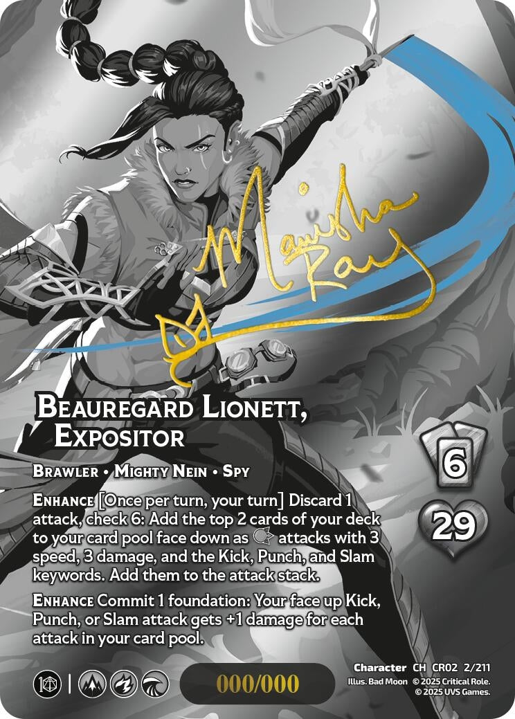Image for Beauregard Lionett, Expositor (Serial Numbered) (Critical Role: Heroes of Exandria) (2/211) - UniVersus
