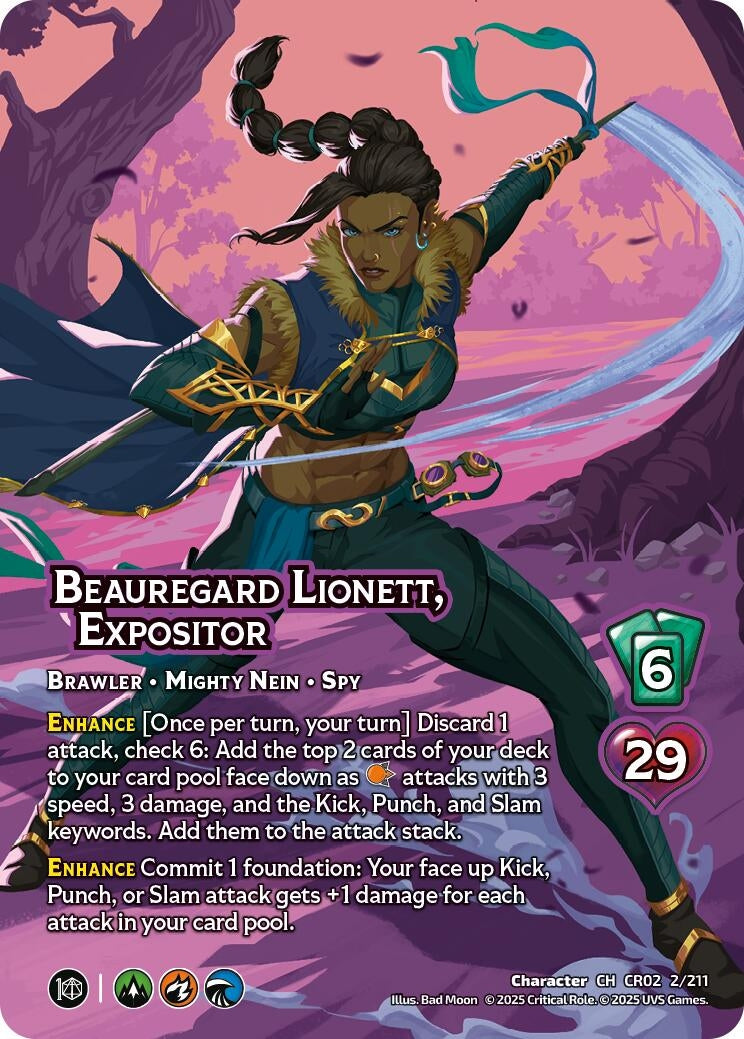 Image for Beauregard Lionett, Expositor (Critical Role: Heroes of Exandria) (2/211) - UniVersus
