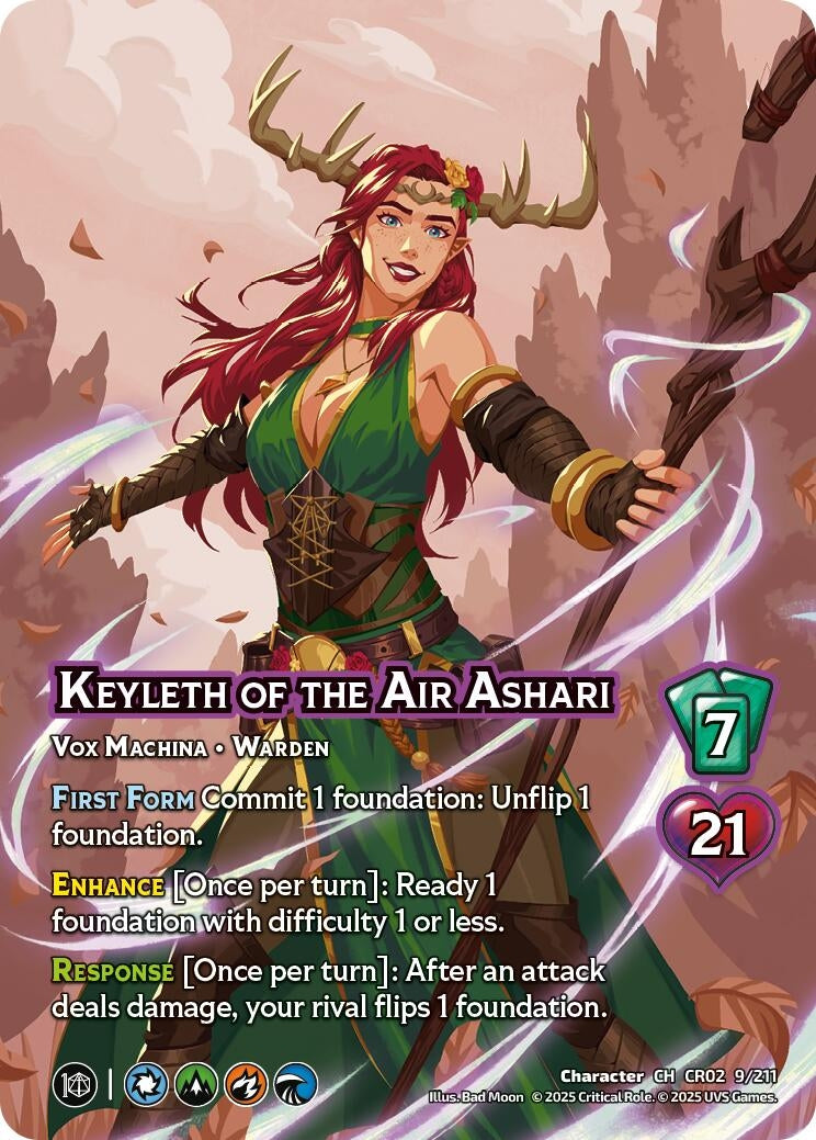 Image for Keyleth of the Air Ashari (Critical Role: Heroes of Exandria) (9/211) - UniVersus