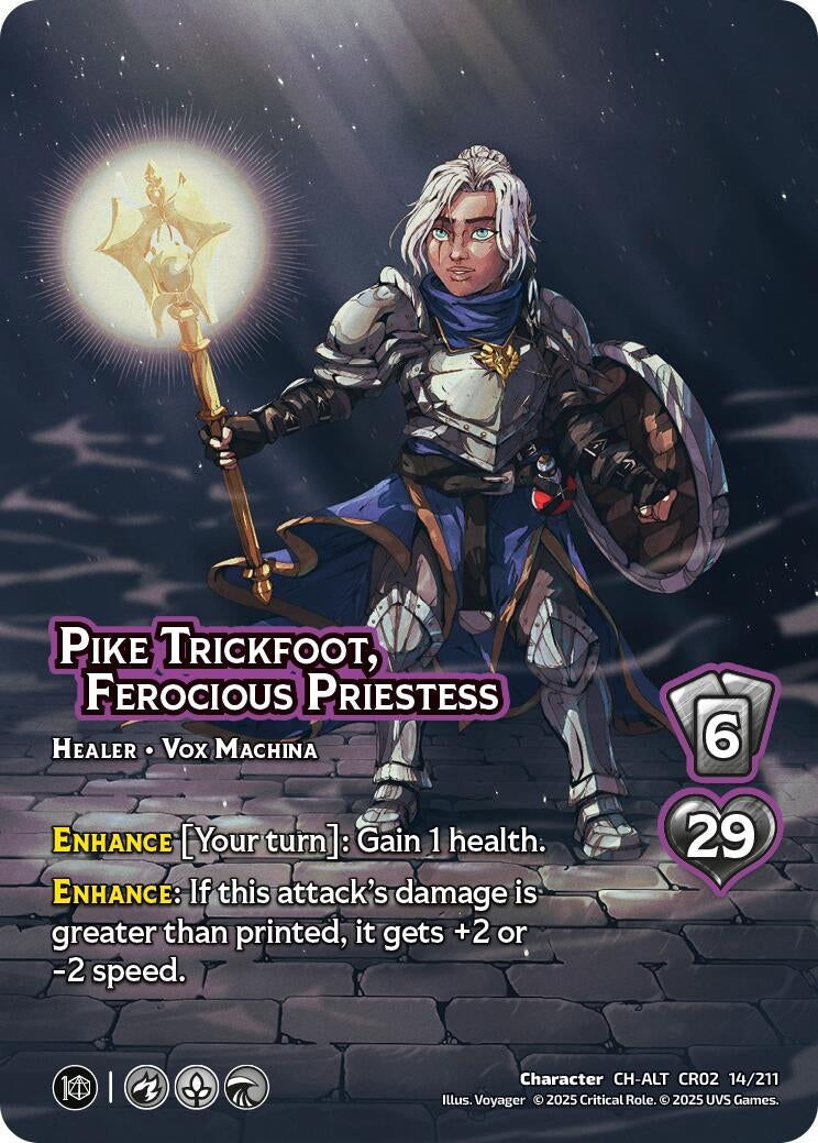 Image for Pike Trickfoot, Ferocious Priestess (Alternate Art) (Critical Role: Heroes of Exandria) (14/211) - UniVersus