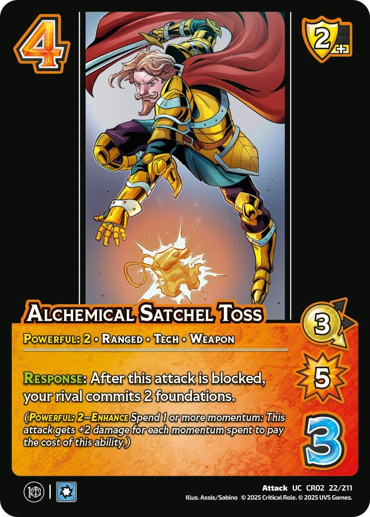 Image for Alchemical Satchel Toss (Critical Role: Heroes of Exandria) (22/211) - UniVersus