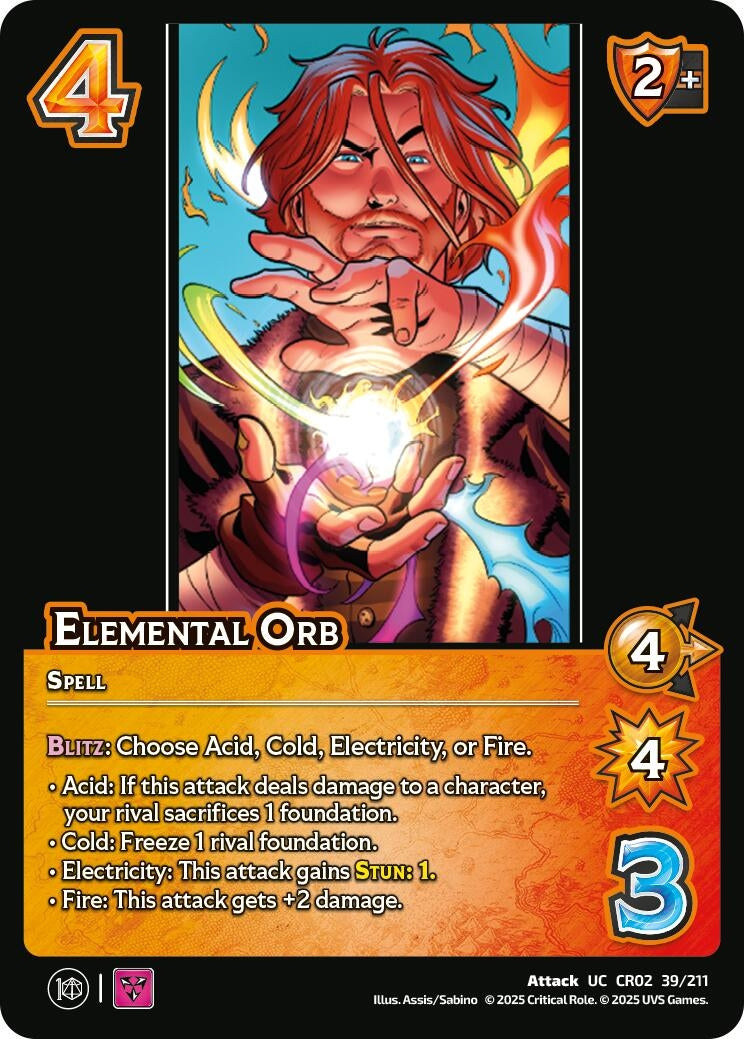 Image for Elemental Orb (Critical Role: Heroes of Exandria) (39/211) - UniVersus