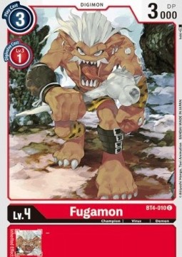 Fugamon (BT4-010) - Great Legend (Common) [BT-04-BT4-010]