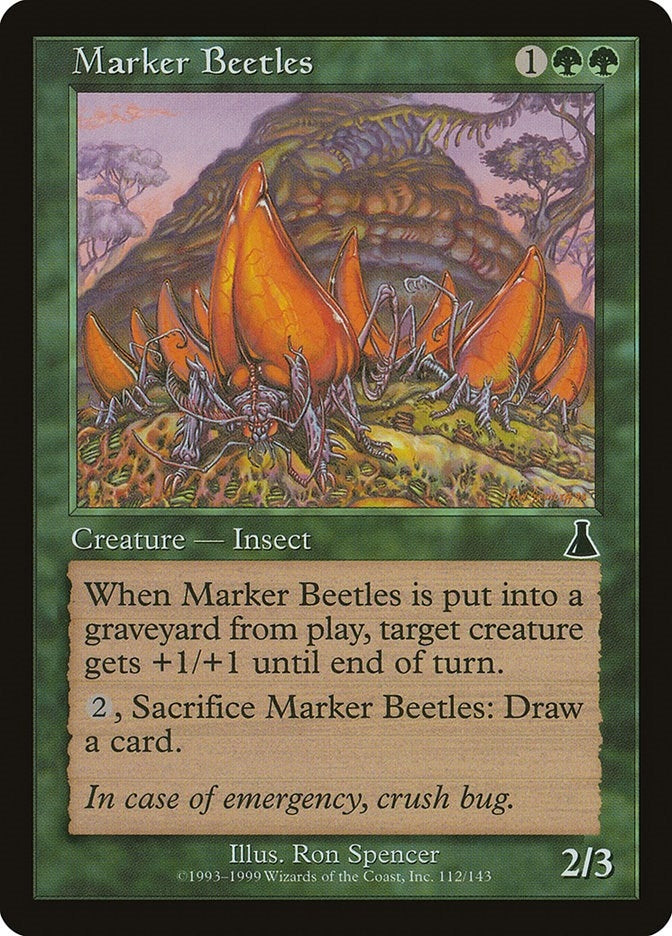 Image for Marker Beetles (Urza's Destiny) (112) - Magic: The Gathering