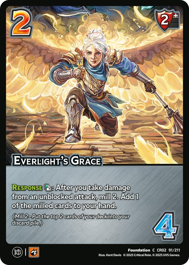 Image for Everlight's Grace (Critical Role: Heroes of Exandria) (91/211) - UniVersus