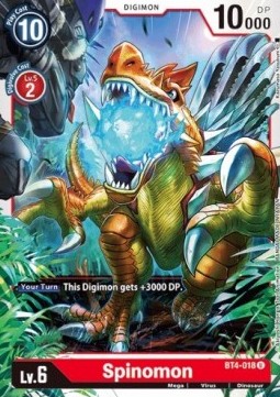 Spinomon (BT4-018) - Great Legend (Uncommon) [BT-04-BT4-018]