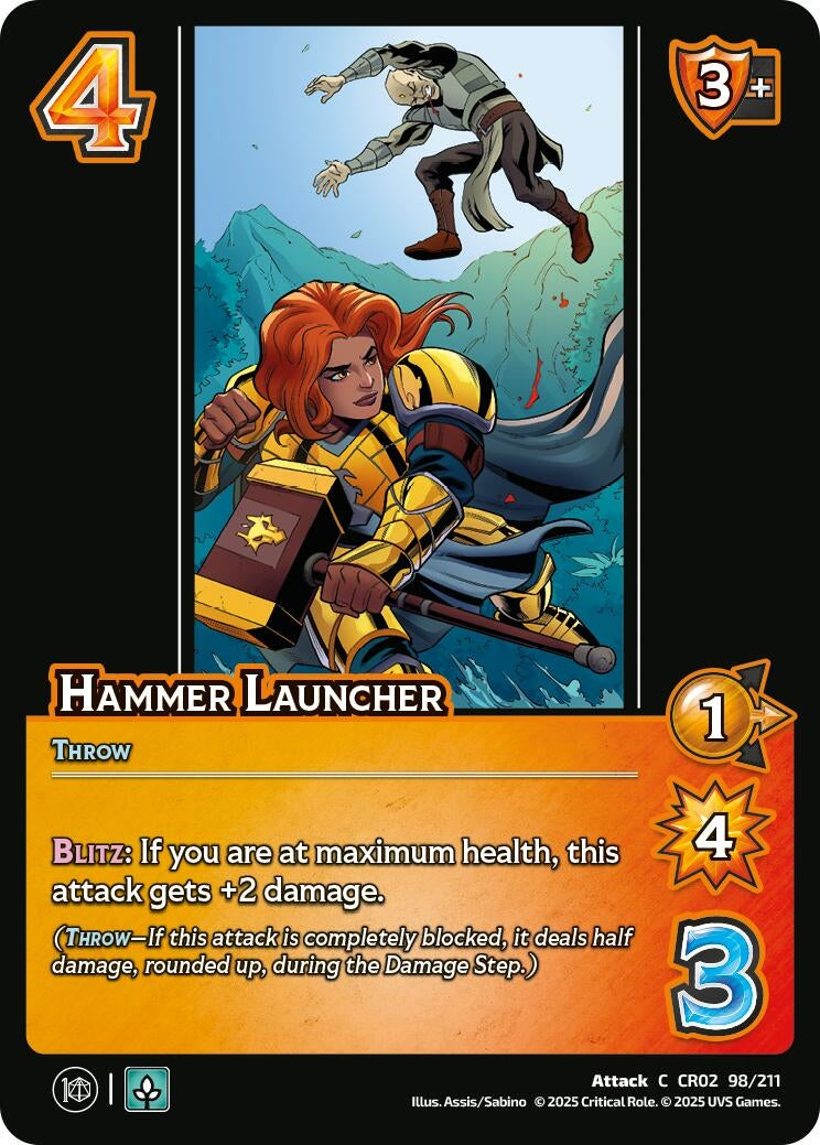 Image for Hammer Launcher (Critical Role: Heroes of Exandria) (98/211) - UniVersus