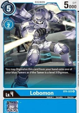 Lobomon (BT4-025) (V.1) - Great Legend (Uncommon) [BT-04-BT4-025]