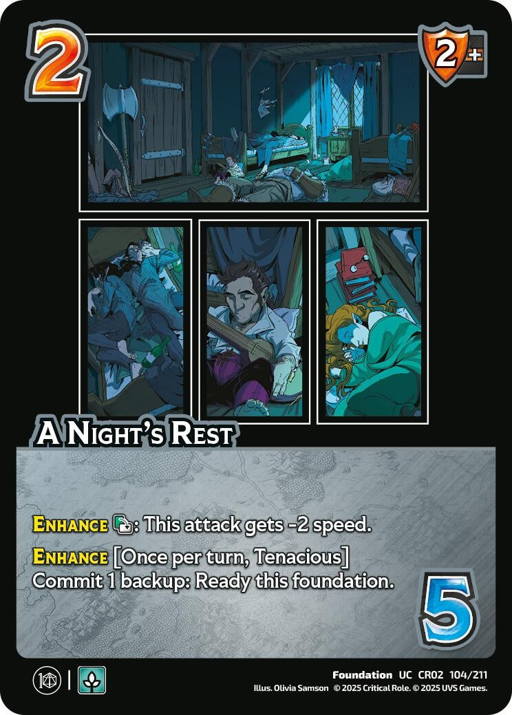 Image for A Night's Rest (Critical Role: Heroes of Exandria) (104/211) - UniVersus